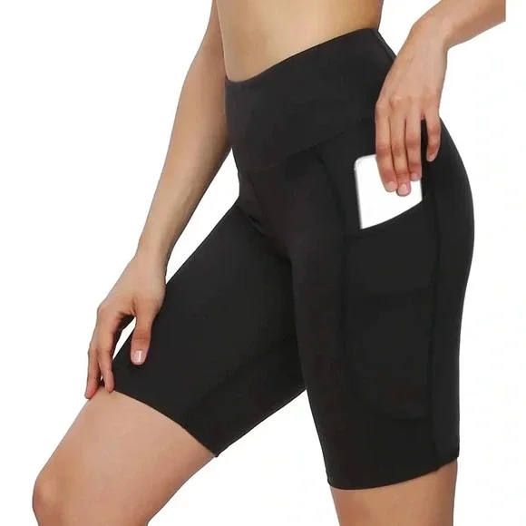 Move Beyond Buttery Soft Women's 8'' High Waist Workout Yoga Shorts - Picture 1 of 5